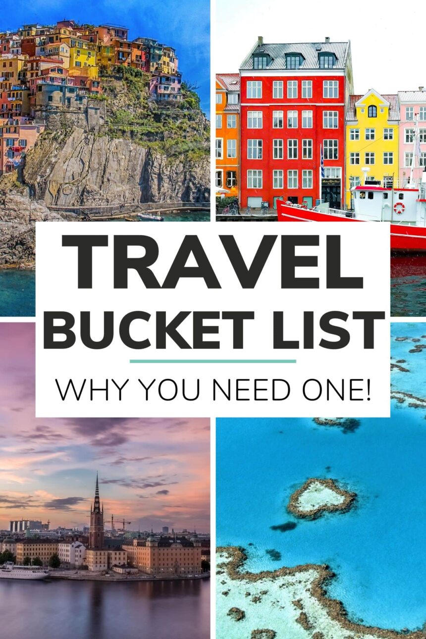 travel bucket list