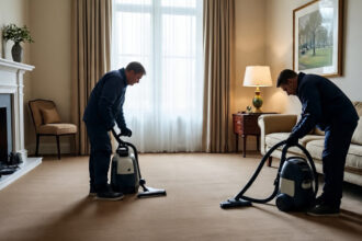 What are the benefits of hiring professional carpet cleaners in London?
