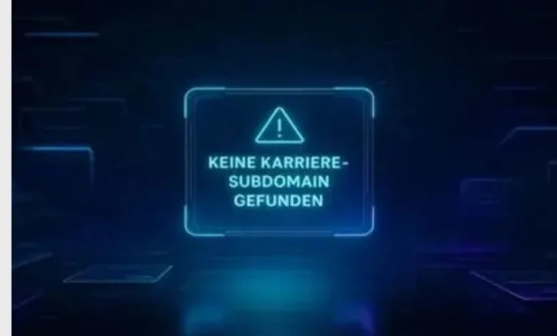 keine karriere-subdomain gefunden