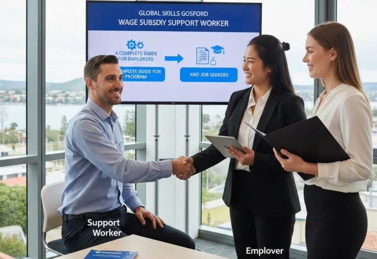 global skills gosford wage subsidy support worker