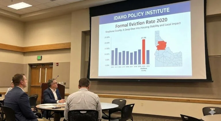 shoshone formal eviction rate 2020 idaho policy institute
