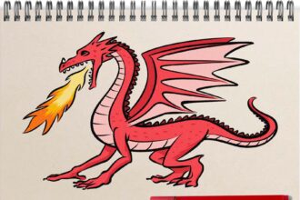 how to draw a dragon