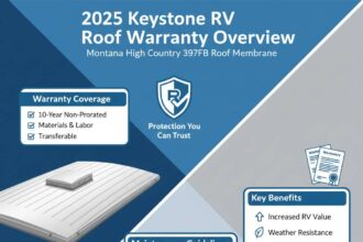 2025 Keystone RV Montana High Country 397FB Roof Membrane Warranty