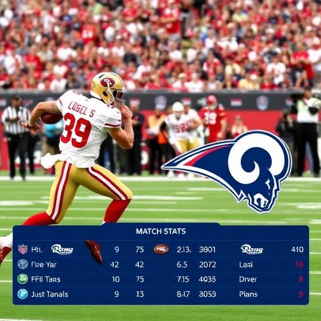 49ers vs los angeles rams match player stats