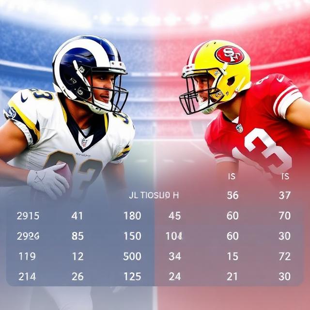 los angeles rams vs 49ers match player stats