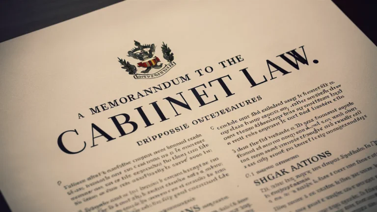 The Ultimate Guide to a Memorandum to Cabinet