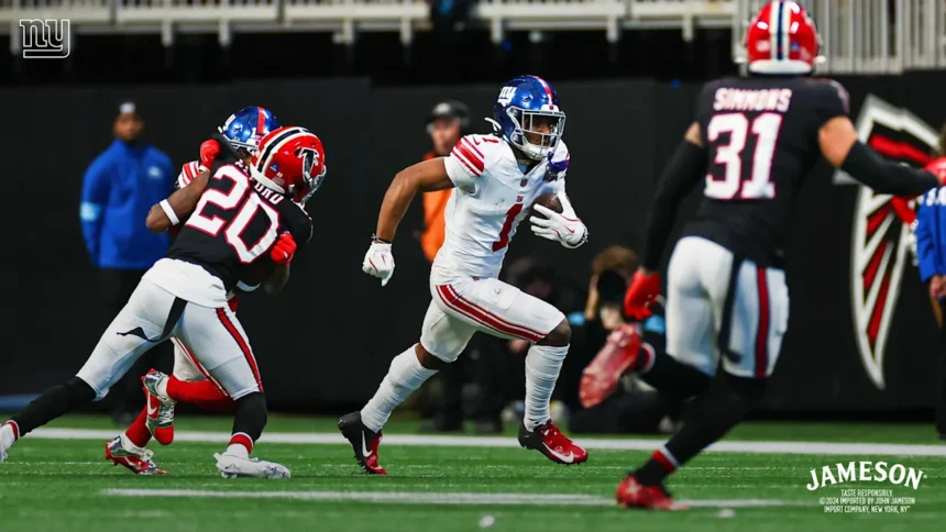 new york giants vs atlanta falcons match player stats