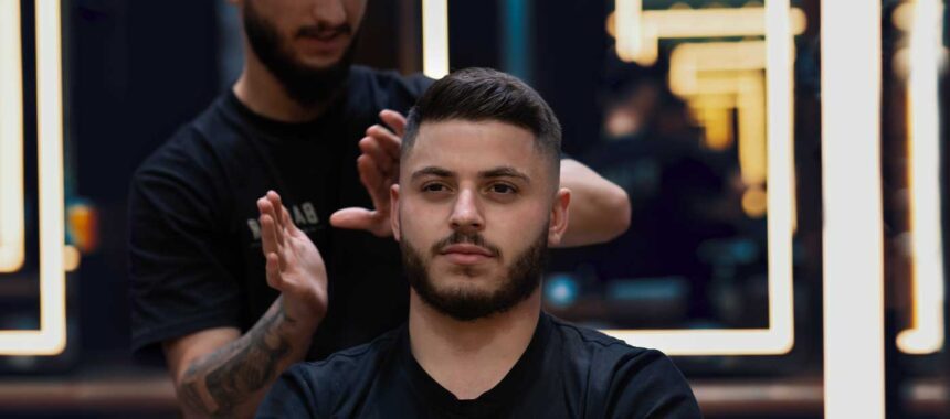 Man Fade Hair Cut