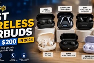 Best Wireless Earbuds Under $200 in 2024: Top Picks for Sound, ANC & Everyday Use