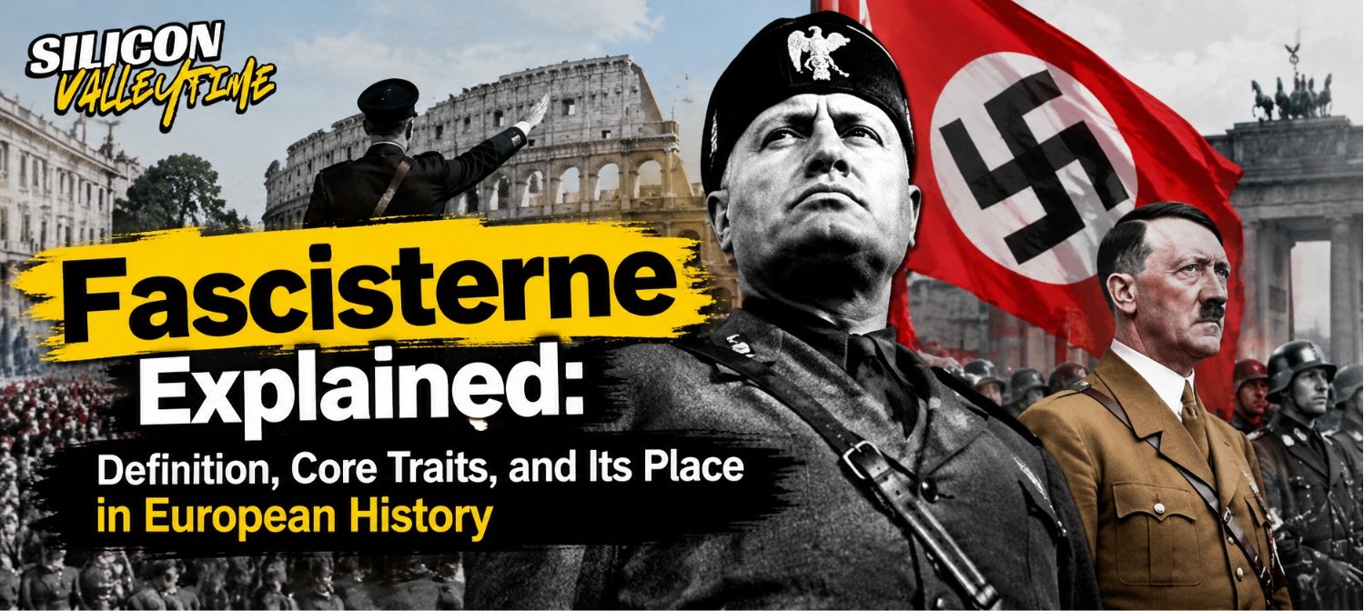 Historic black-and-white photo of German occupation in Denmark during World War II, linked to the term Fascisterne