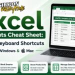 Excel Shortcuts Cheat Sheet: 100+ Keyboard Shortcuts for Windows & Mac