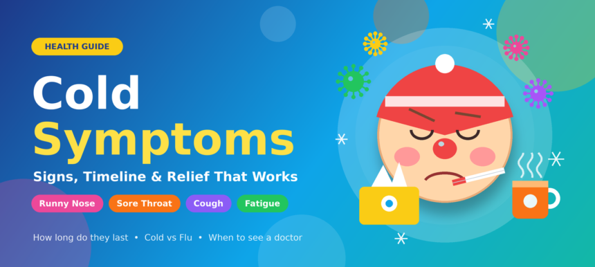 Cold Symptoms: What to Expect, How Long They Last, and What Actually Helps