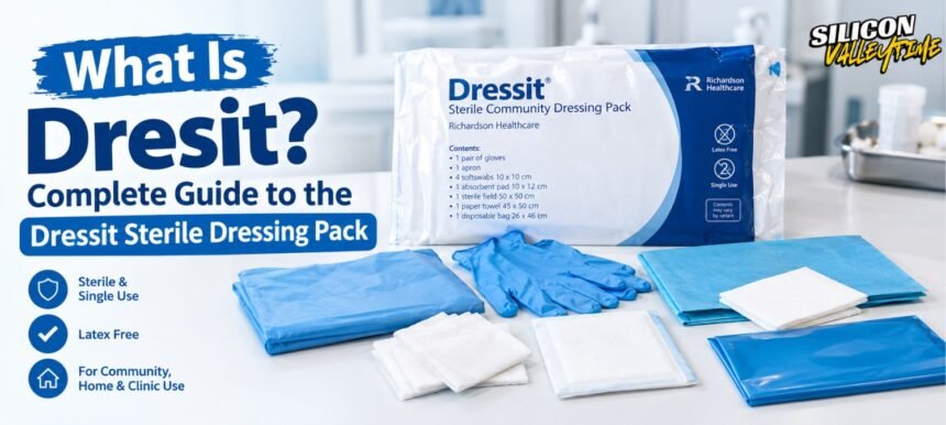 Dresit Dressit sterile community dressing pack by Richardson Healthcare with wound care supplies
